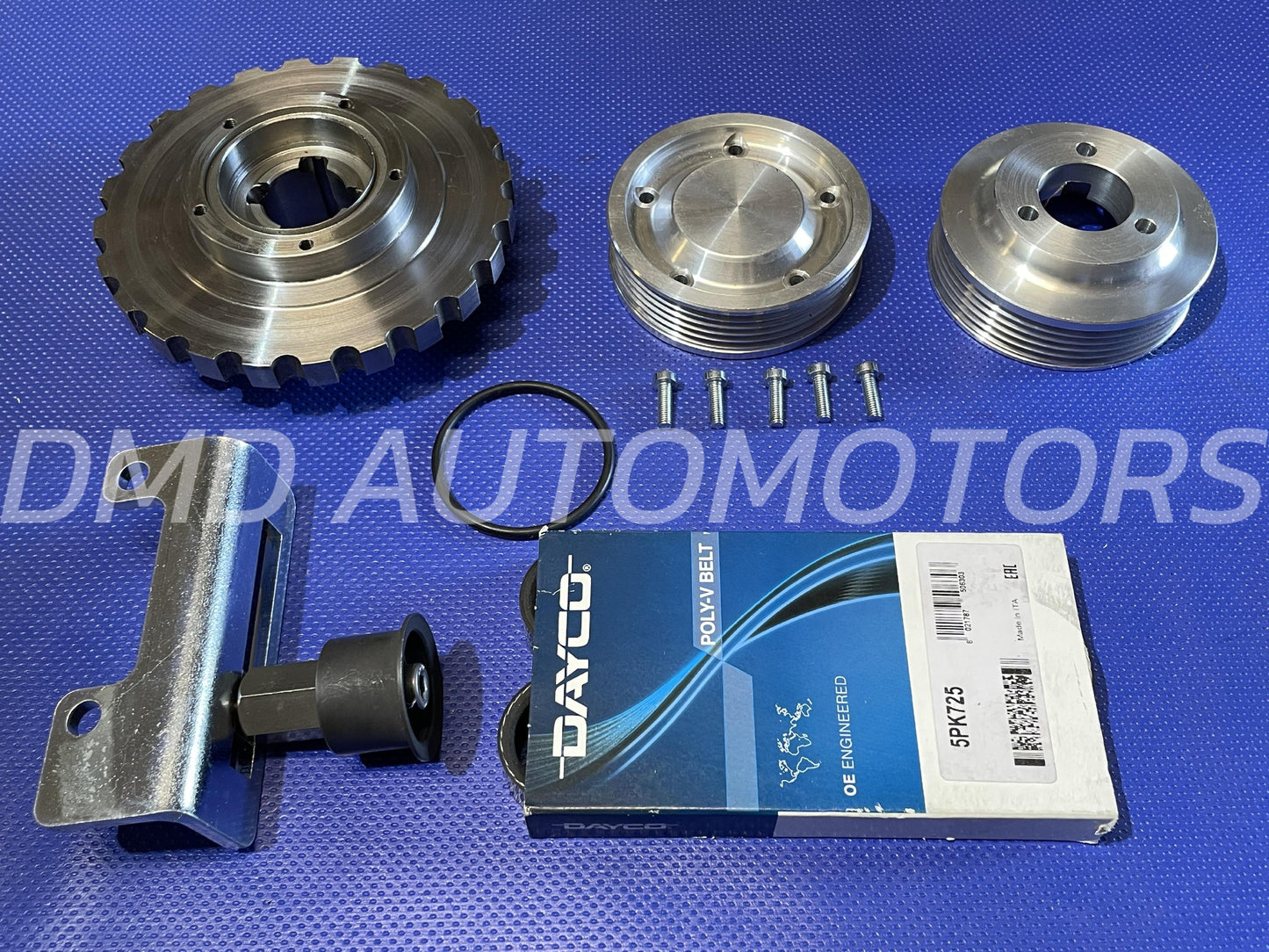 24-TEETH STEEL PHONIC WHEEL WITH 5-GROOVE POLY V BELT