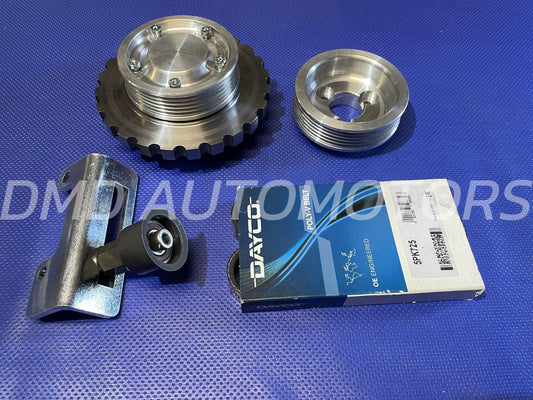 24-TEETH STEEL PHONIC WHEEL WITH 5-GROOVE POLY V BELT