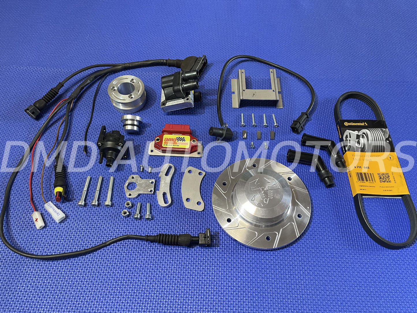 HIGH PERFORMANCE ELECTRONIC IGNITION MODIFICATION REMOVES DISTRIBUTOR FOR FIAT 500/126 ENGINES WITH POLY-V KIT FOR ALTERNATOR