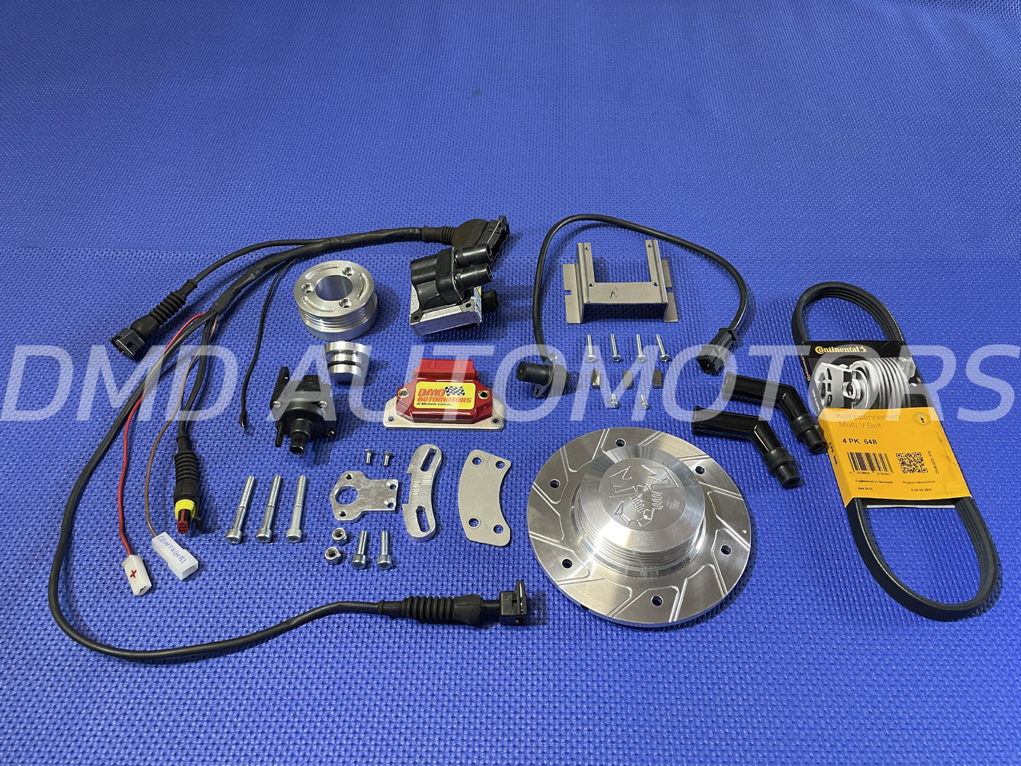 HIGH PERFORMANCE ELECTRONIC IGNITION MODIFICATION REMOVES DISTRIBUTOR FOR FIAT 500/126 ENGINES WITH POLY-V KIT FOR ALTERNATOR