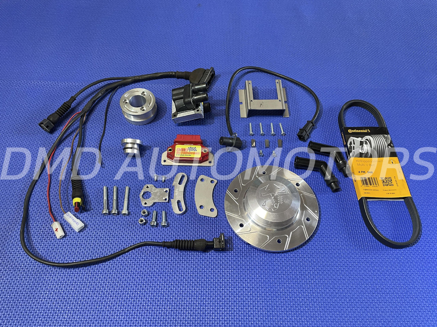 MODIFICA ACCENSIONE ELETTRONICA ALTE PRESTAZIONI ELIMINA SPINTEROGENO PER MOTORI FIAT 500/126 CON KIT POLY-V PER  DINAMO