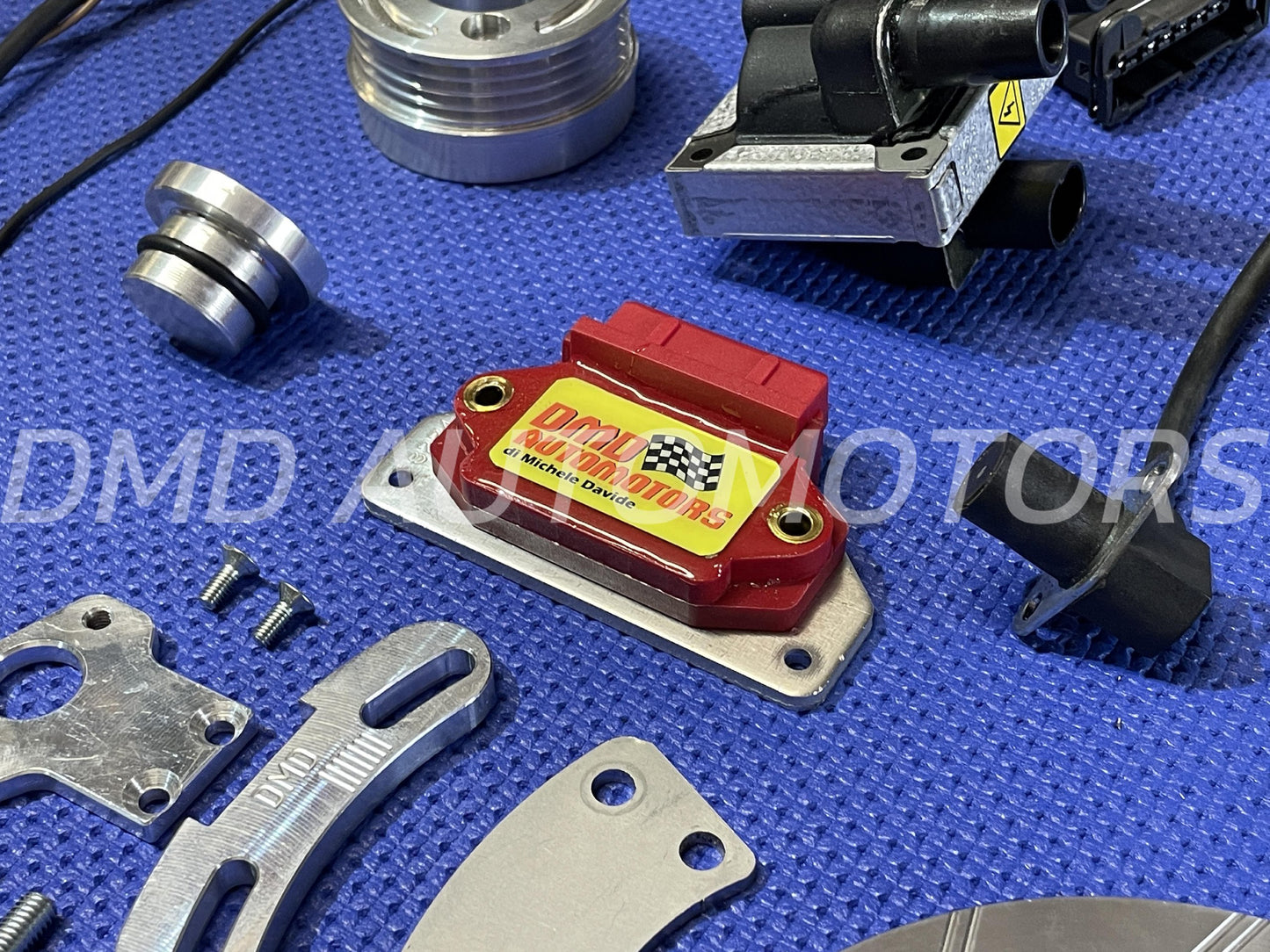 MODIFICA ACCENSIONE ELETTRONICA ALTE PRESTAZIONI ELIMINA SPINTEROGENO PER MOTORI FIAT 500/126 CON KIT POLY-V PER  DINAMO