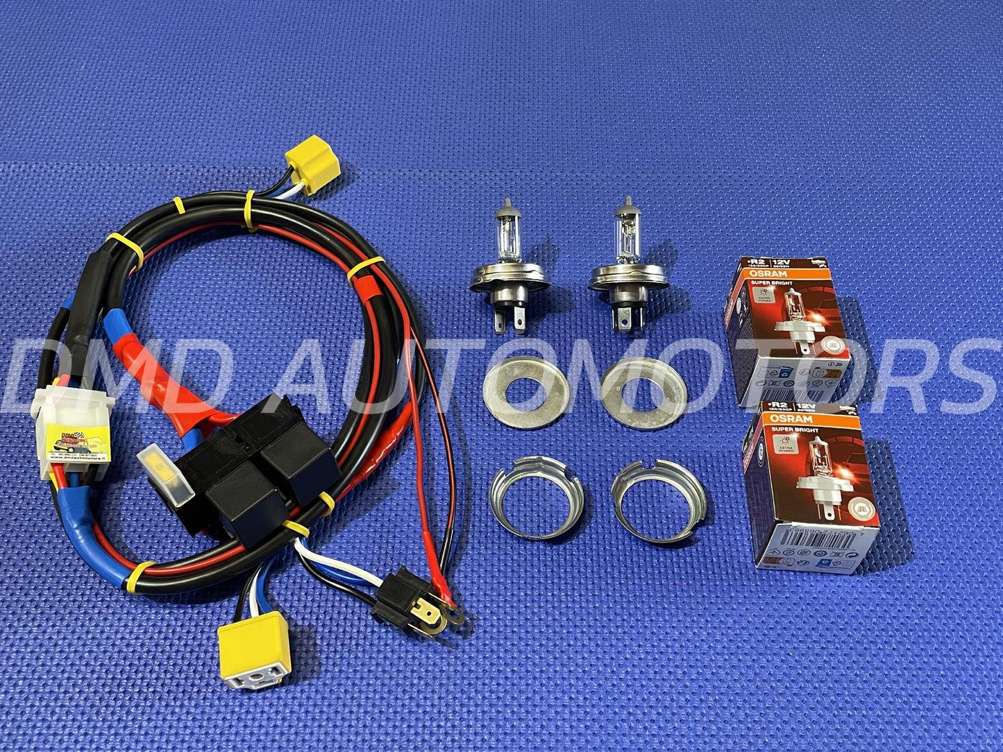 KIT PER MONTAGGIO LAMPADE H4 H5 PER FIAT 500 F L R 126 BIANCHINA FIAT 600