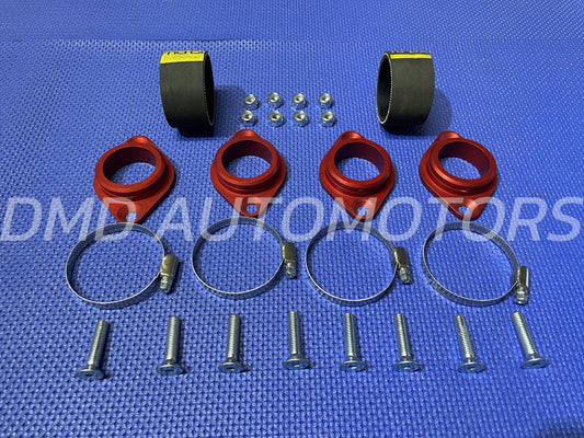 ELASTIC SUPPORT KIT FOR 40 DOUBLE BODY SOLEX, WEBER DELL'ORTO CARBURETORS, ALFA ROMEO DERIVATION.